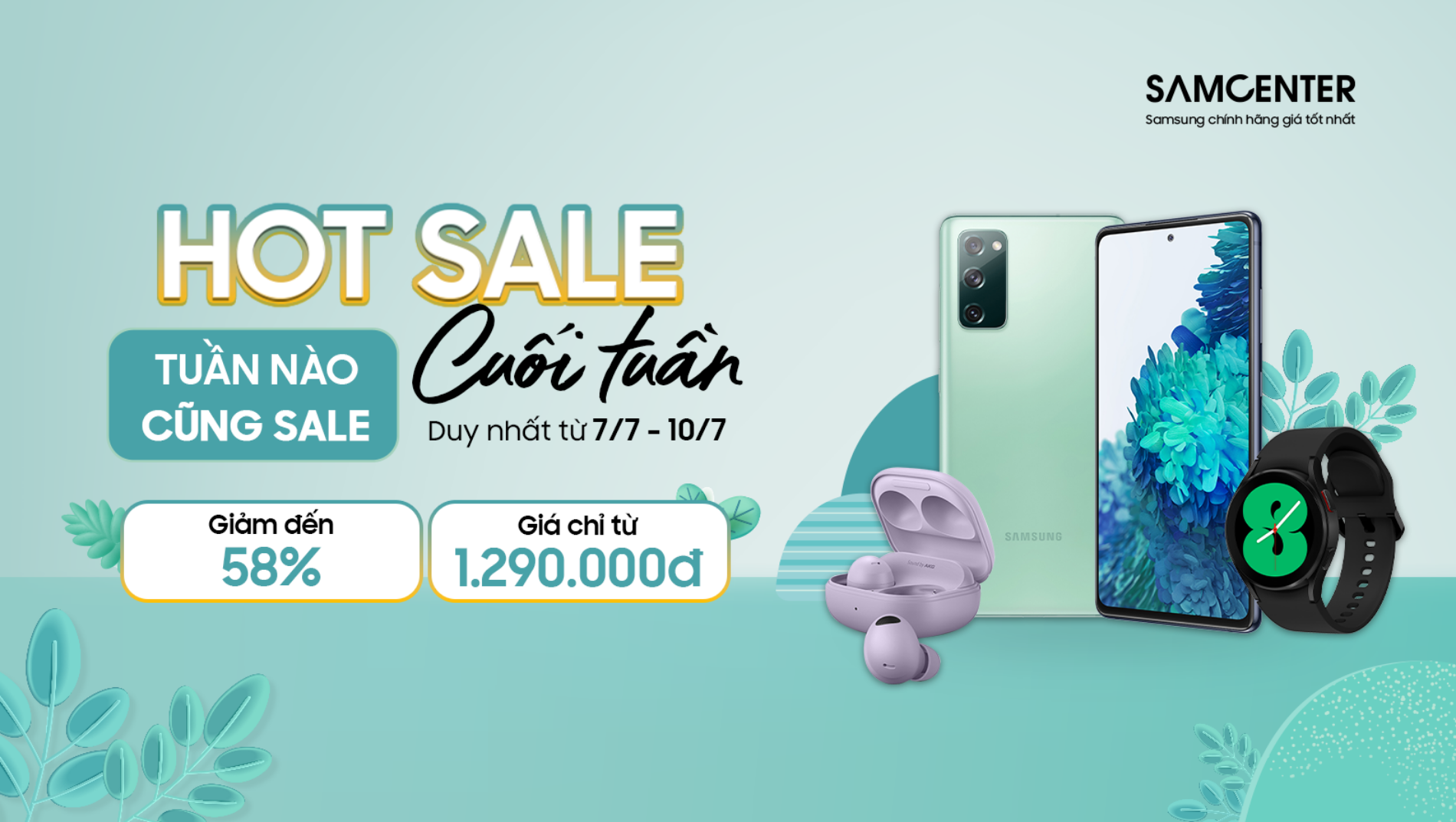 Hình ảnh cho danh mục [7/7 - 10/7] Hot Sale Cuối Tuần: Điện Thoại, Tai Nghe Sale Đậm Đến 58%